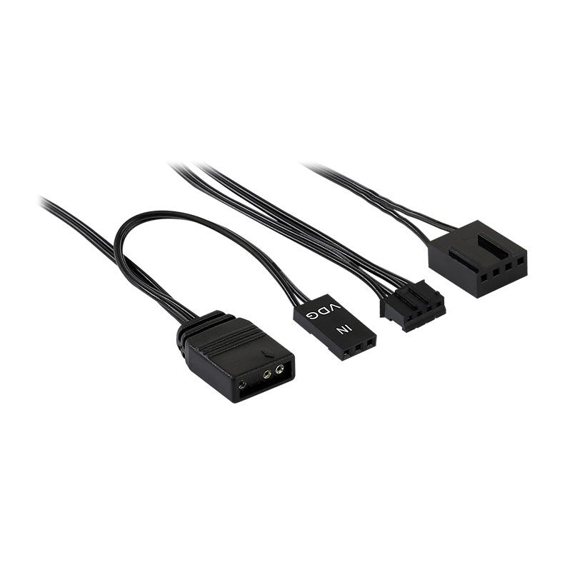 Hub PWM Aerocool H66F, 6 Portas 5v, Preto, H66F