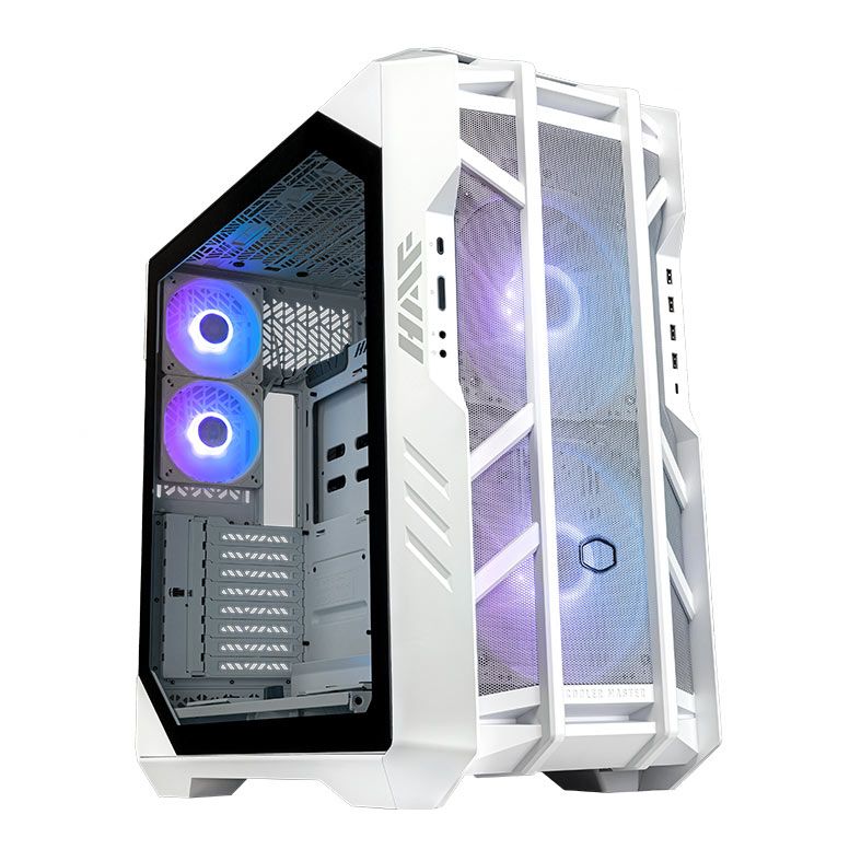 Gabinete Gamer Cooler Master HAF 700, Full-Tower, Lateral de Vidro, Branco, H700-WGNN-S00