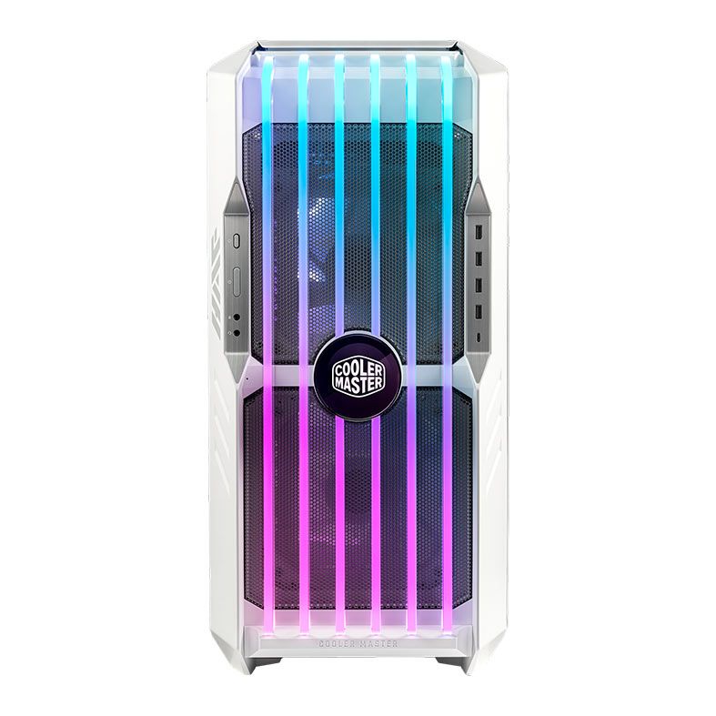 Gabinete Gamer Cooler Master HAF 700 EVO, Full-Tower, Lateral De Vidro, Branco, H700E-WGNN-S00