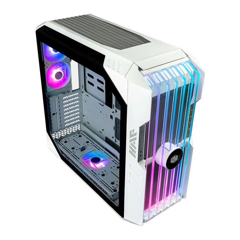 Gabinete Gamer Cooler Master HAF 700 EVO, Full-Tower, Lateral De Vidro, Branco, H700E-WGNN-S00