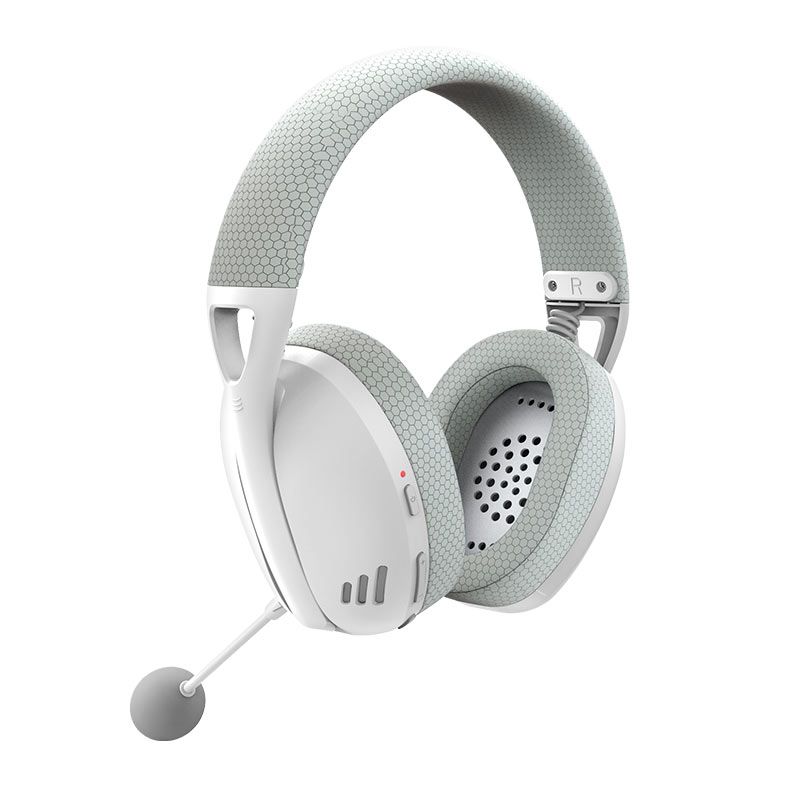 Headset Gamer Redragon IRE Pro, Wireless, Drivers 40mm, Branco, H848G
