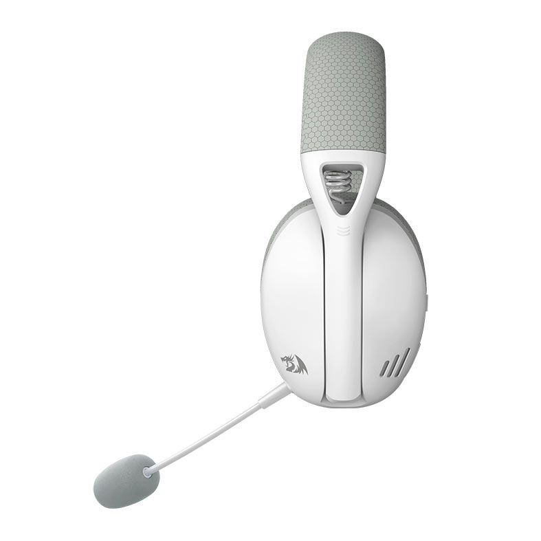 Headset Gamer Redragon IRE Pro, Wireless, Drivers 40mm, Branco, H848G