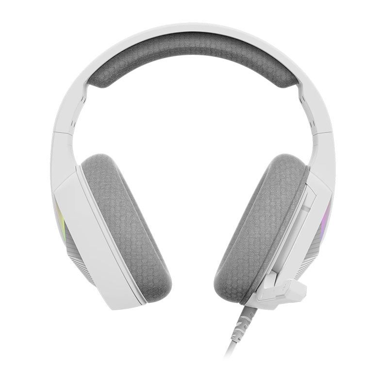 Headset Gamer Marvo H8618, RGB, Drivers 50mm, Branco, H8618-WH