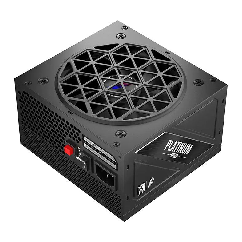 Fonte 1STPlayer NGDP, 1300W, Full-Modular, 80 Plus Platinum, ATX3.0, PCI 5.0, Preto, HA-1300BA3
