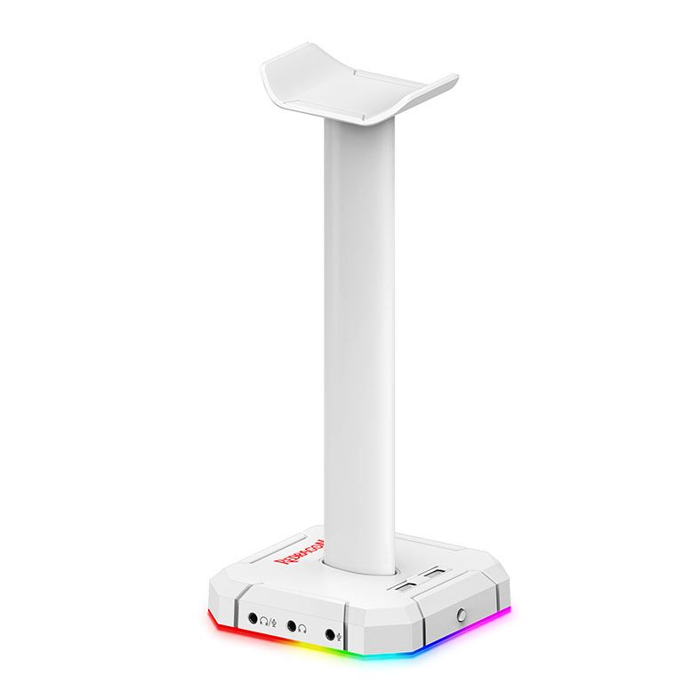 Suporte Para Headset Redragon Scepter, RGB, Branco, HA312-W