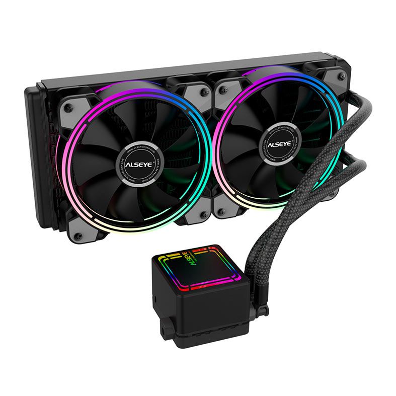 Water Cooler Alseye Halo H240 4.0, Rainbow, 240mm, HALO-H240-4.0