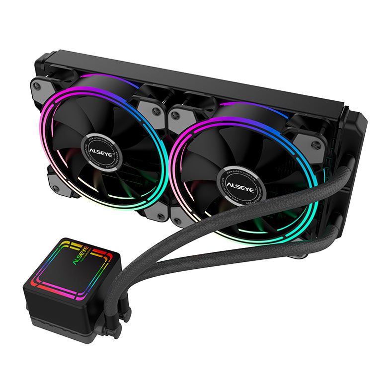 Water Cooler Alseye Halo H240 4.0, Rainbow, 240mm, HALO-H240-4.0