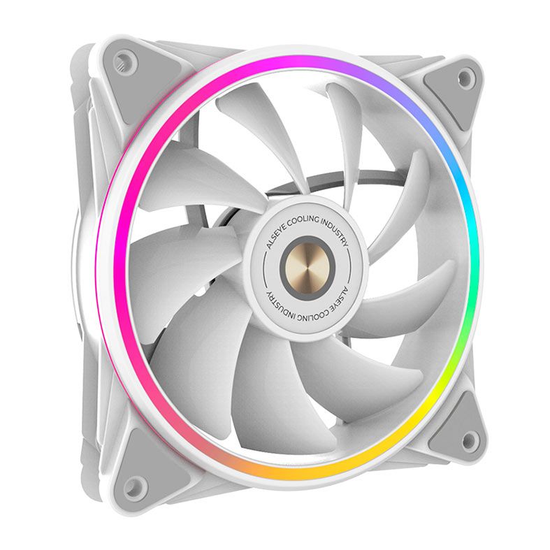 Ventoinha Alseye Halo Pro, ARGB, 120mm, Branco, HALO-PRO-W-ALSEYE
