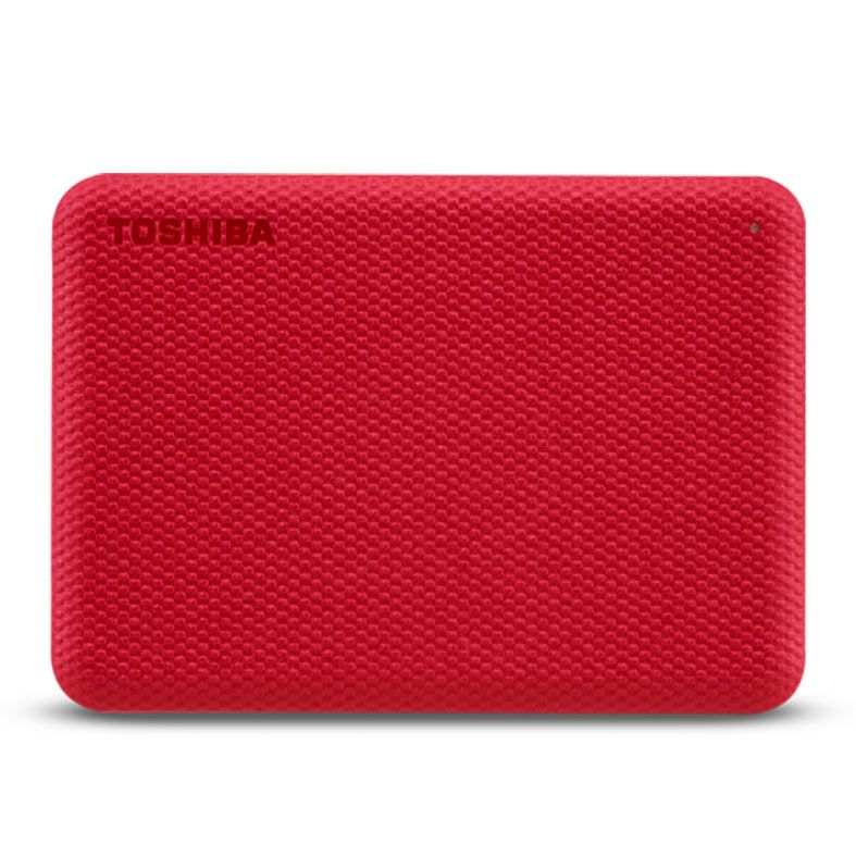 HD Externo Toshiba Canvio Advance, 2TB, Vermelho, USB 3.0, HDTCA20XR3AA