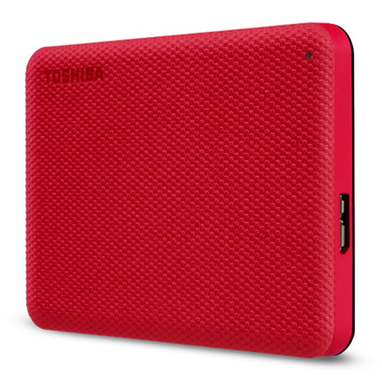 HD Externo Toshiba Canvio Advance, 2TB, Vermelho, USB 3.0, HDTCA20XR3AA