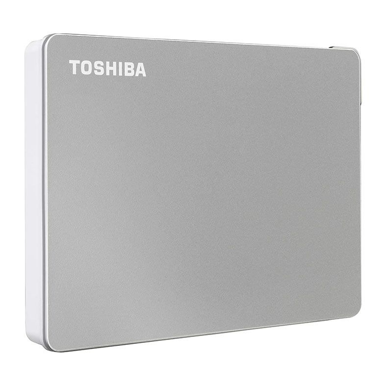 HD Externo Toshiba Canvio Flex, 2TB, USB 3.0, Prata, HDTX120XSCAA