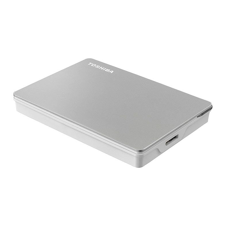 HD Externo Toshiba Canvio Flex, 2TB, USB 3.0, Prata, HDTX120XSCAA