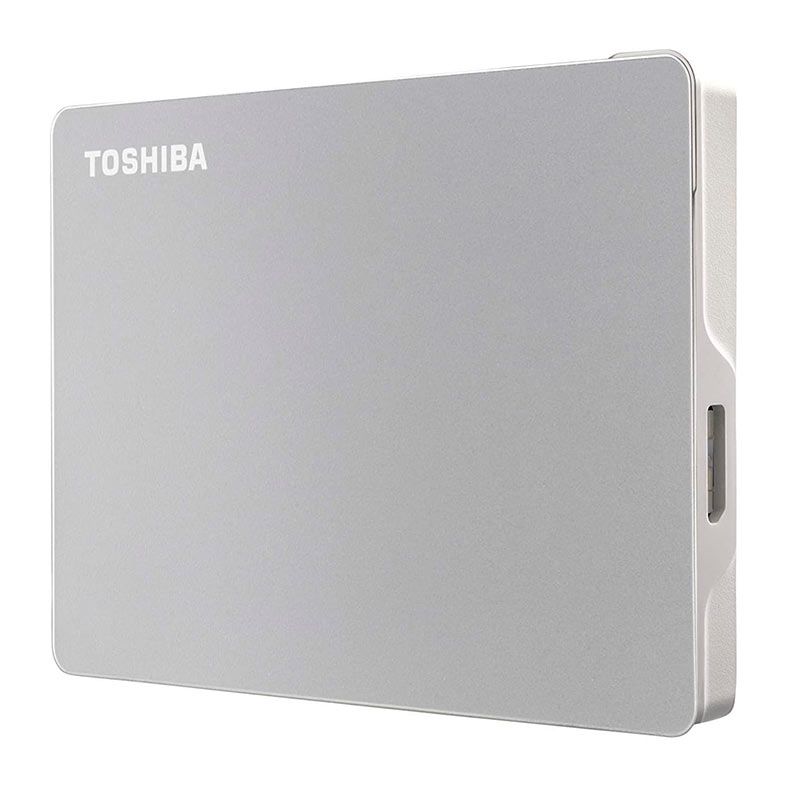 HD Externo Toshiba Canvio Flex, 2TB, USB 3.0, Prata, HDTX120XSCAA