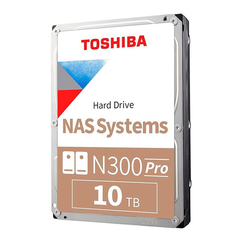 HD Toshiba N300 PRO, 10TB, 3.5, 7200RPM, Sata III 6GB/s, Cache 512MB, HDWG71AXZSTB