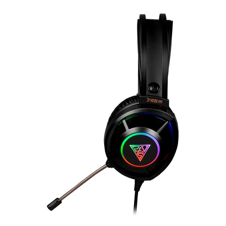 Headset Gamer Gamdias Hebe M3, RGB, Drivers 50mm, Preto, HEBE-M3