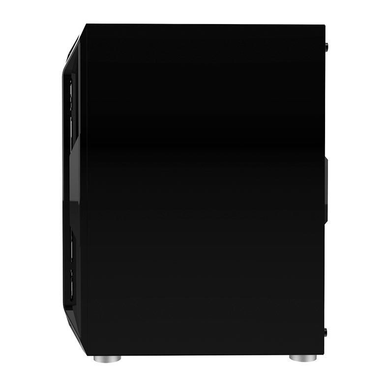 Gabinete Gamer Alseye Heir, Mid-Tower, Lateral de Vidro, Preto, HEIR-BK
