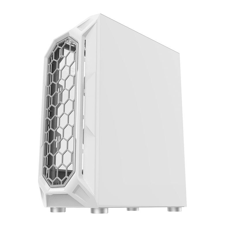 Gabinete Gamer Alseye Heir, Mid-Tower, Lateral de Vidro, Branco, HEIR-WH