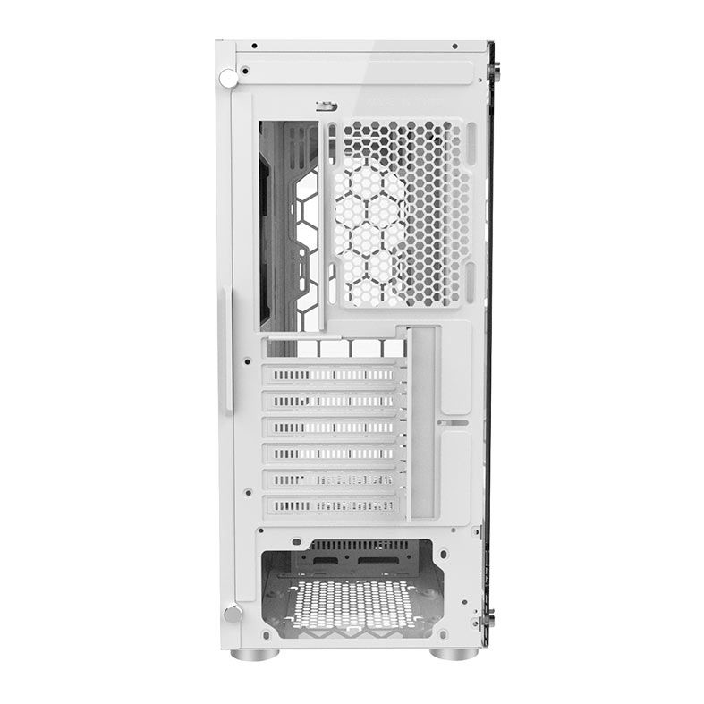 Gabinete Gamer Alseye Heir, Mid-Tower, Lateral de Vidro, Branco, HEIR-WH