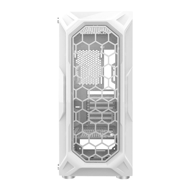 Gabinete Gamer Alseye Heir, Mid-Tower, Lateral de Vidro, Branco, HEIR-WH