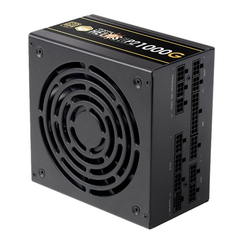 Fonte Gamdias Helios P2-1000G, 1000W, Full Modular, ATX 3.0, PCIe 5.0, 80 Plus Gold, Preto, HELIOS-P2-1000G