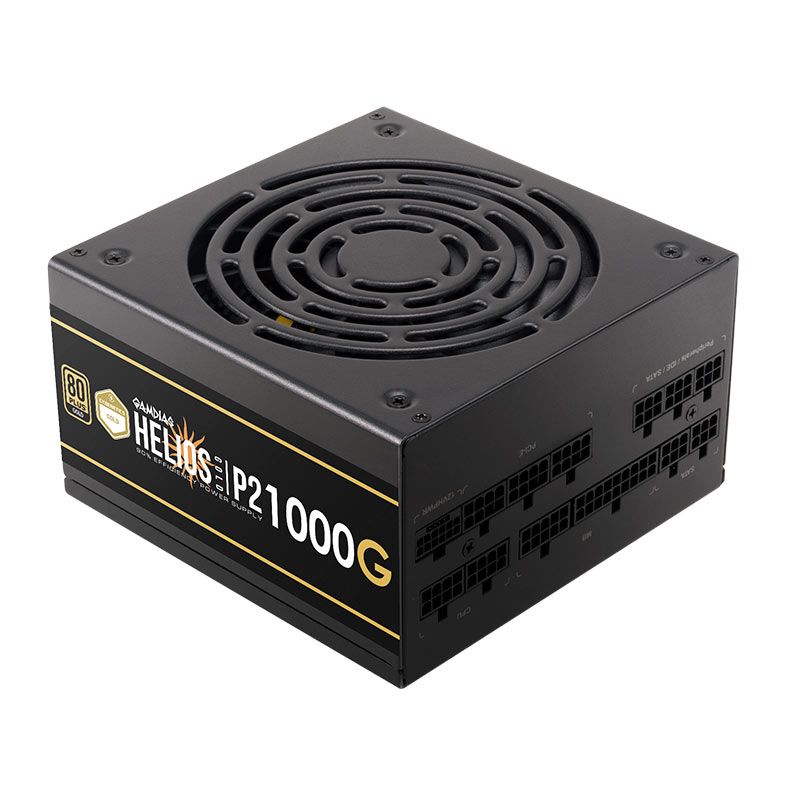 Fonte Gamdias Helios P2-1000G, 1000W, Full Modular, ATX 3.0, PCIe 5.0, 80 Plus Gold, Preto, HELIOS-P2-1000G