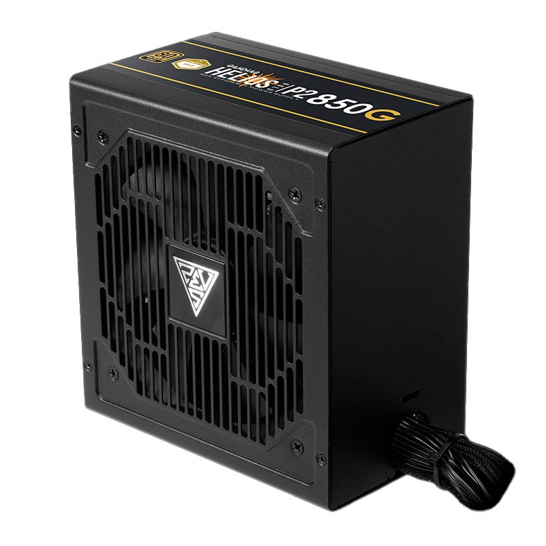 Fonte Gamdias Helios P2-850G, 850W, ATX 3.0, PCIe 5.0, 80 Plus Gold, Preto, HELIOS-P2-850G