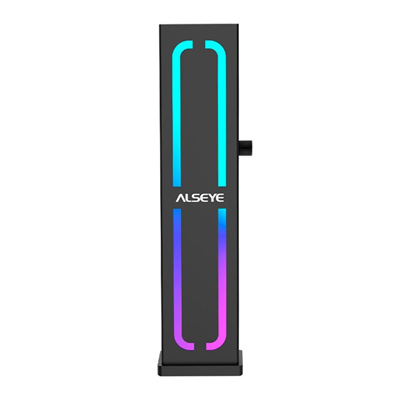 Suporte Para Placa de Video Alseye Heracles, RGB, Preto, HERACLES-B
