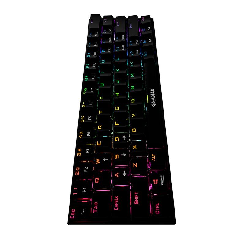 Teclado Mecanico Gamdias Hermes E3 RGB Switch Azul, HERMES E3 RGB(US/BLUE/BK)
