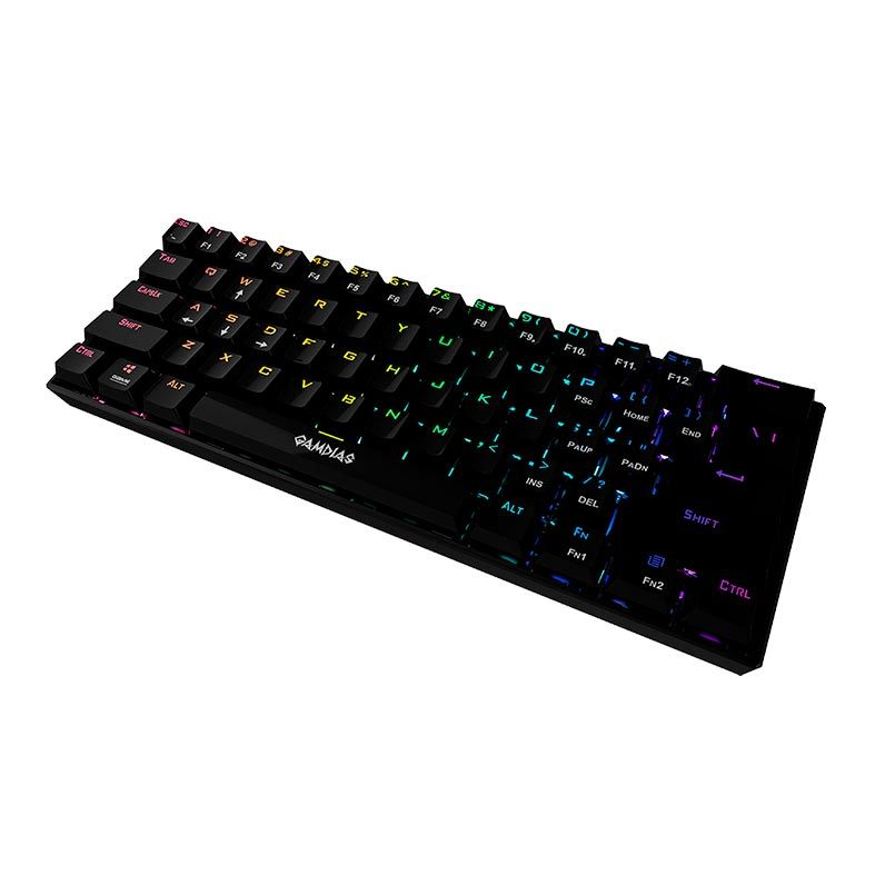 Teclado Mecanico Gamdias Hermes E3 RGB Switch Azul, HERMES E3 RGB(US/BLUE/BK)