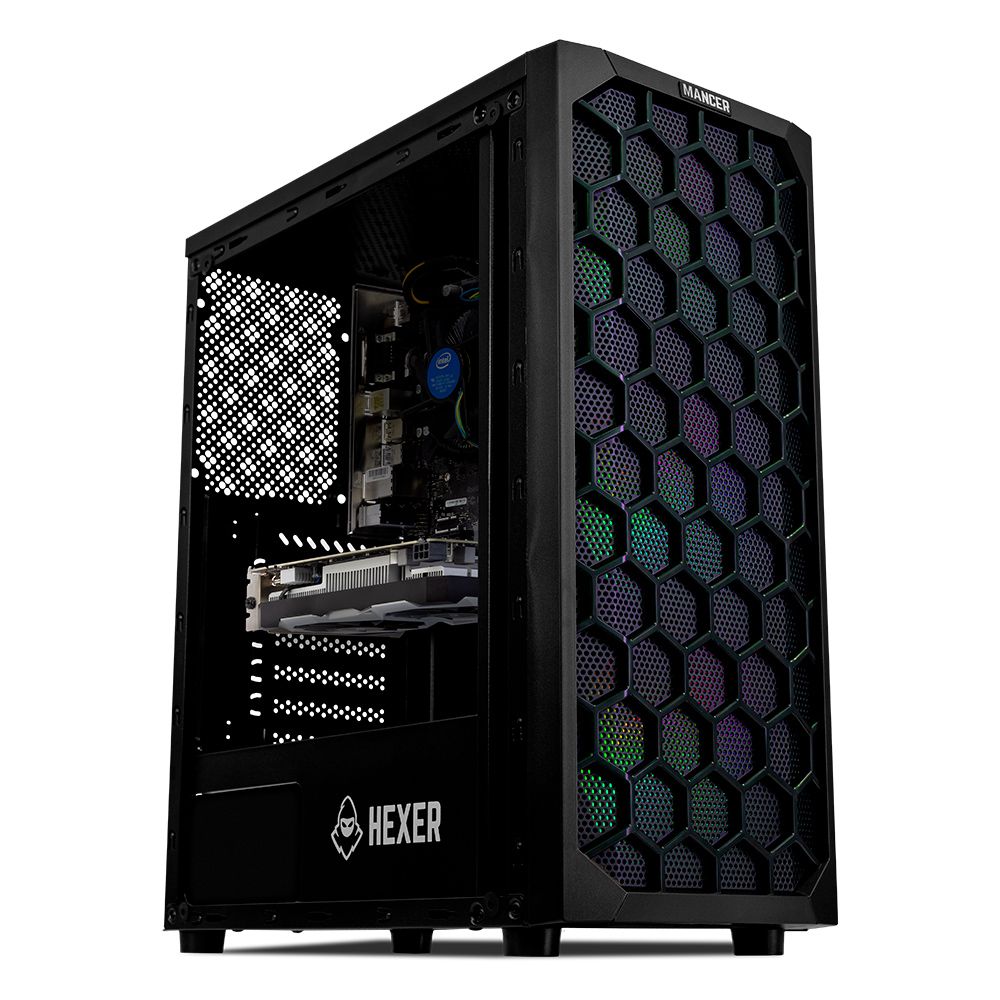 PC Gamer Mancer Turing II, Intel i3-10100F, Radeon RX 580 8GB, 16GB DDR4, SSD 480GB