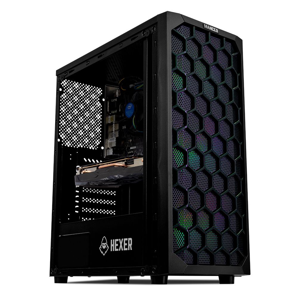 PC Gamer Mancer, Intel i3-12100F, GeForce RTX 2060 6GB, 16GB DDR4, SSD 480GB