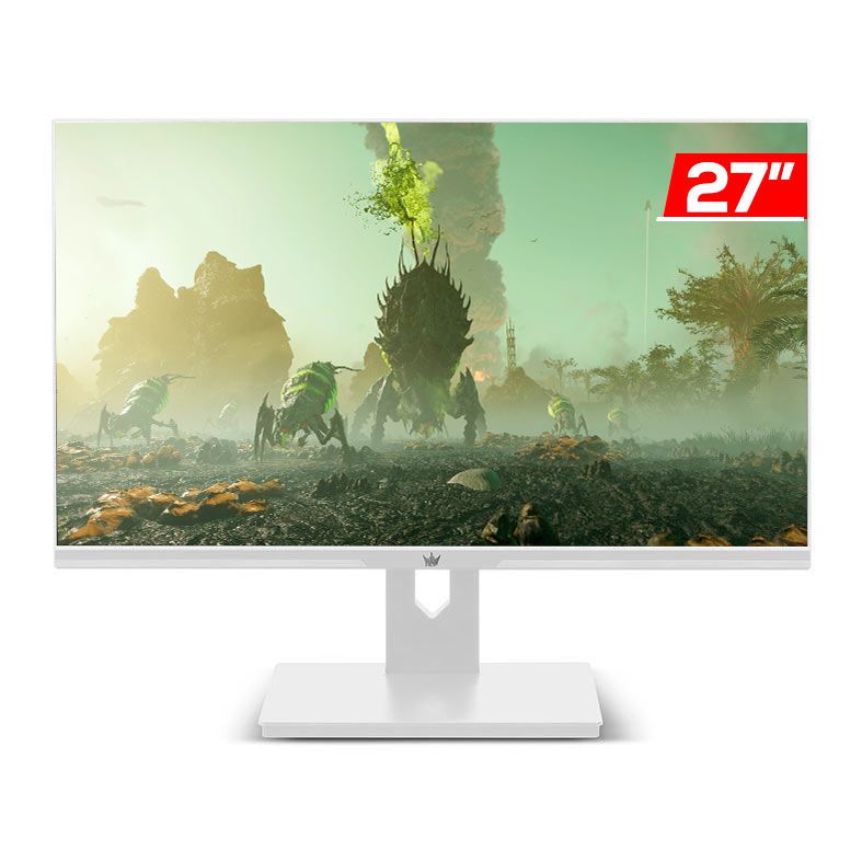 Monitor Gamer Galax HOF Lite Stellar I, 27 Pol, IPS, 4K, UHD, 1ms, 100Hz, HDMI/DP, Branco, HFLS27100WQ