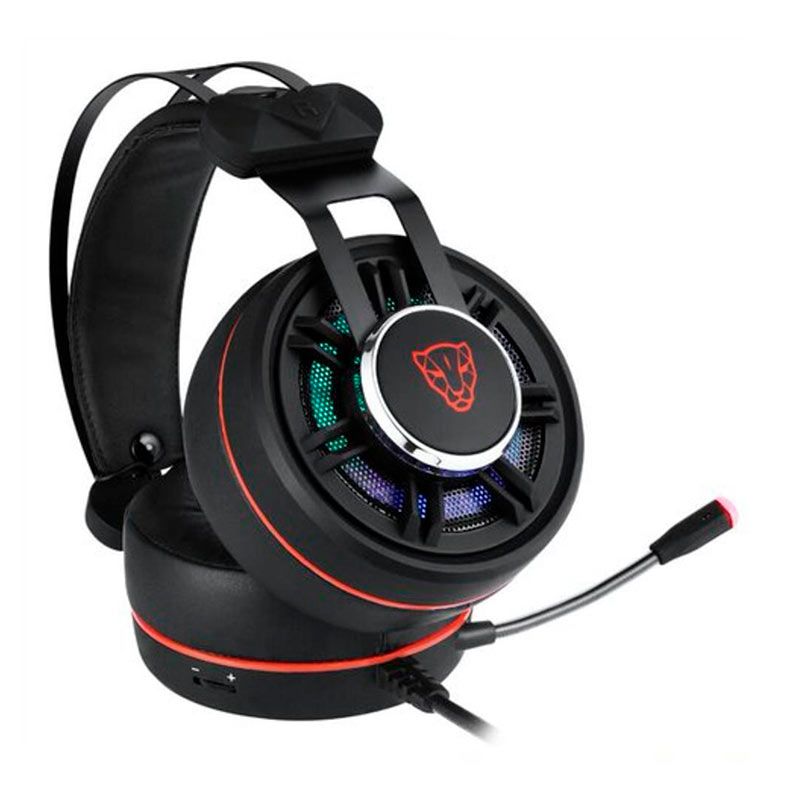 Headset Gamer Motospeed G919, Drivers 50mm, RGB, Surround 7.1, Preto, HG-G919-BK-WW