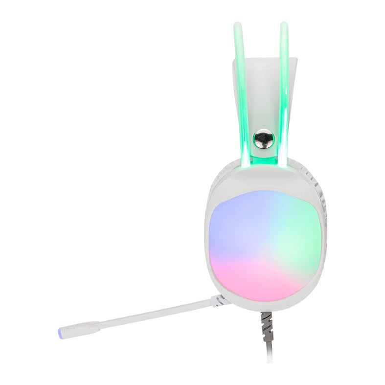 Headset Gamer Marvo HG8959, RGB, Drivers 50mm, Branco, HG8959