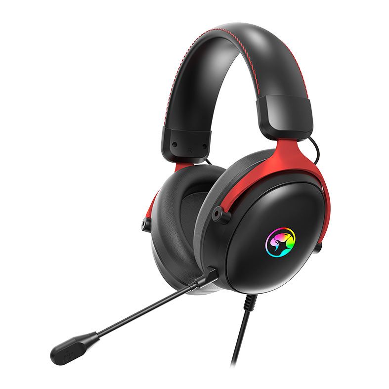 OPENBOX Headset Gamer Marvo Tactic X, RGB, Drivers 53mm, Preto, HG9076