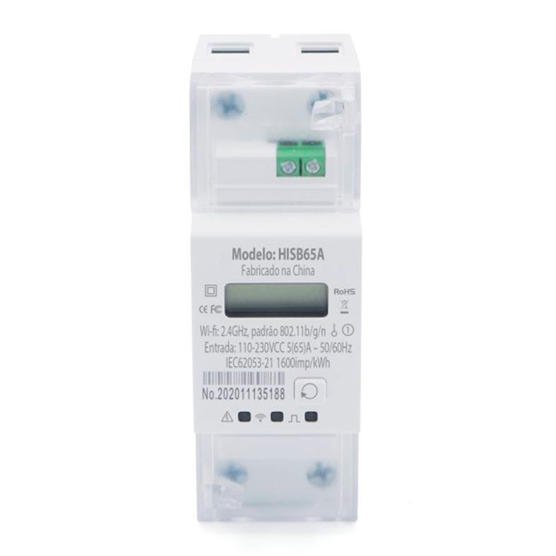 Medidor Monofasico 65A Geonav, HISB65A