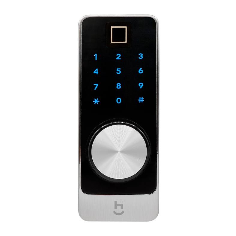 Fechadura Geonav Biométrica Inteligente Wi-Fi Preto, HISLFD10B