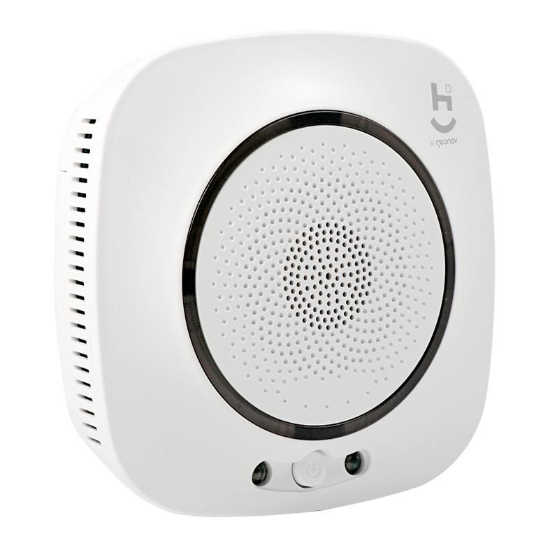 Sensor Geonav Inteligente De Gás Wi-Fi Branca, HISSGL