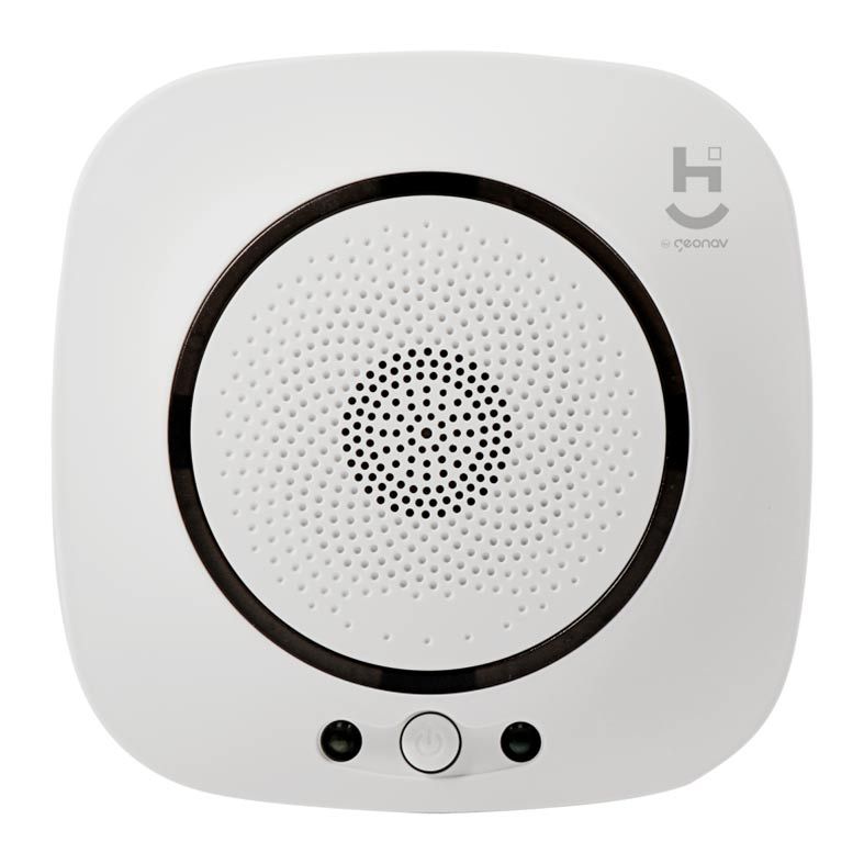 Sensor Geonav Inteligente De Gás Wi-Fi Branca, HISSGL