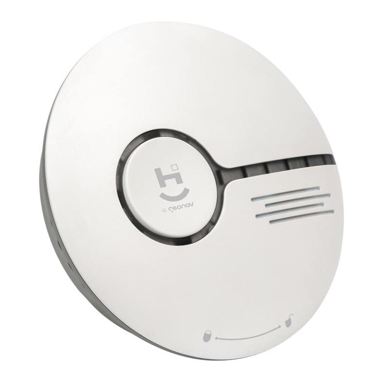 Sensor Geonav Inteligente De Fumaça Wi-Fi Branca, HISSSK