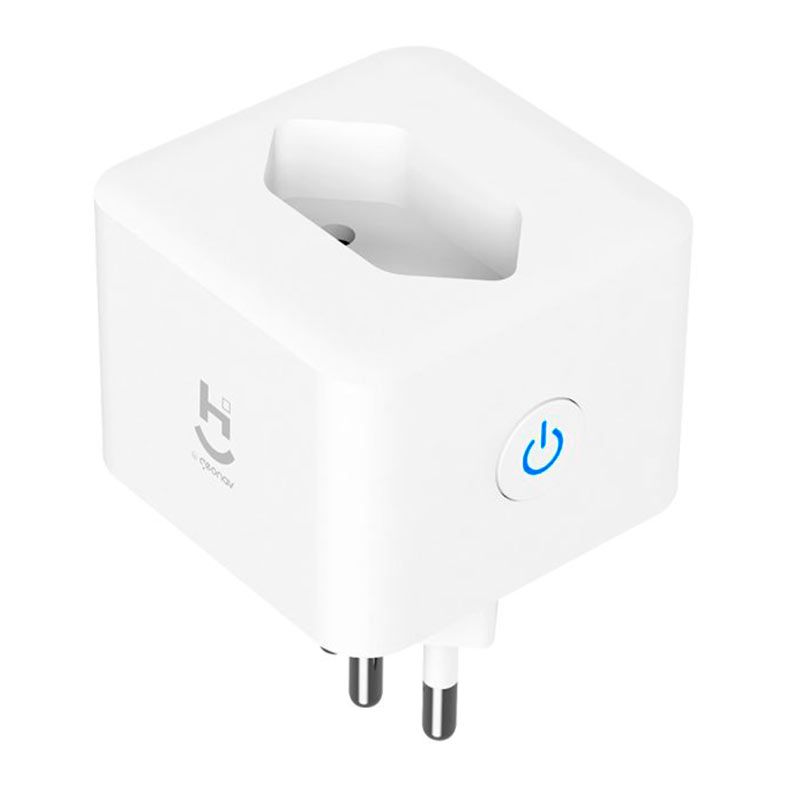 Adaptador de Tomada Inteligente Geonav, Wi-Fi, Bivolt, Branco, HITM10A