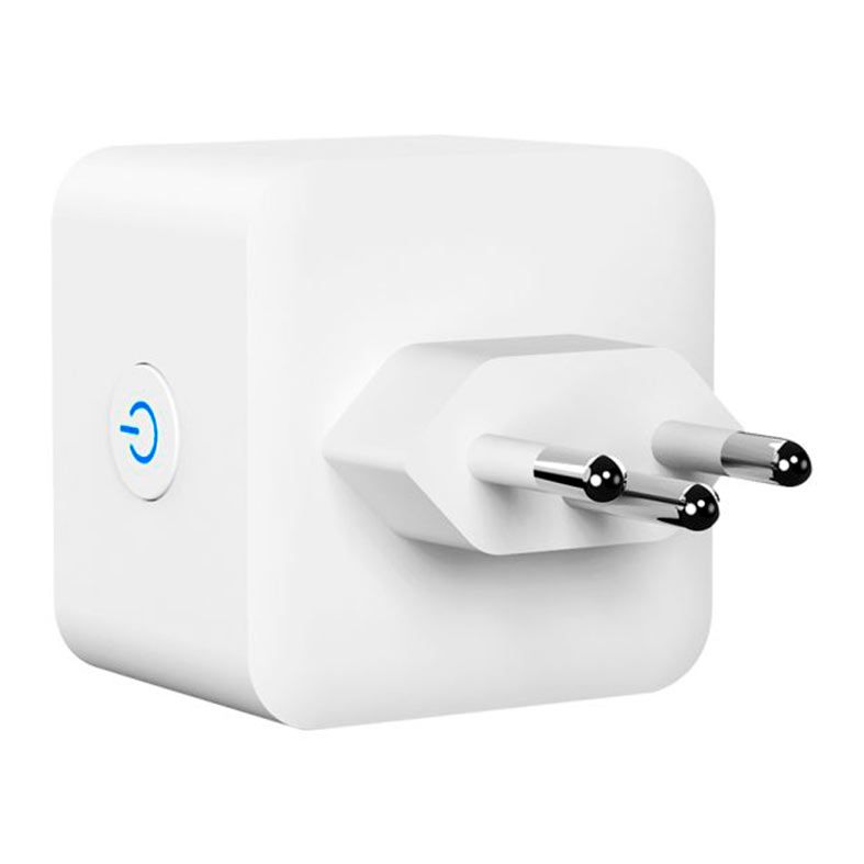 Adaptador de Tomada Inteligente Geonav, Wi-Fi, Bivolt, Branco, HITM10A