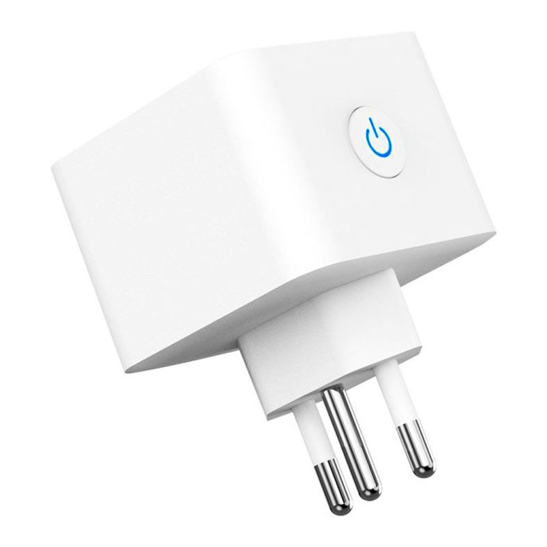 Adaptador de Tomada Inteligente Geonav, Wi-Fi, Bivolt, Branco, HITM10A