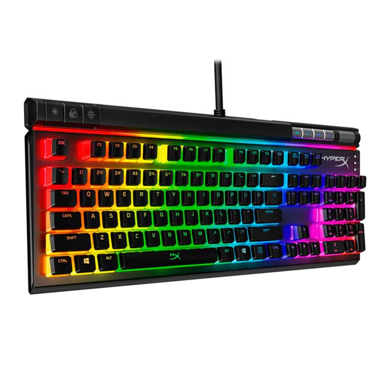 Teclado Mecânico Gamer HyperX Alloy Elite 2, RGB, Switch Red, Preto, HKBE2X-1X-LA/G