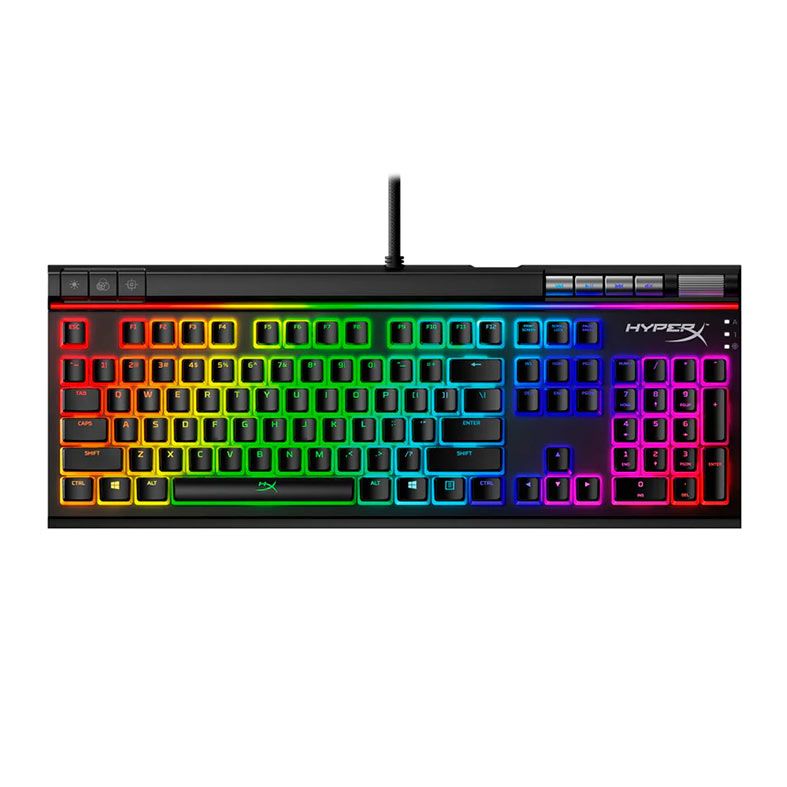 Teclado Mecânico Gamer HyperX Alloy Elite 2, RGB, Switch Red, Preto, HKBE2X-1X-LA/G