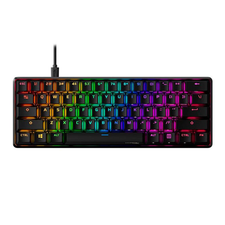 Teclado Mecanico Gamer HyperX Alloy Origins 60, RGB, US, Switch Vermelho, Preto, HKBO1S-RB-US/G