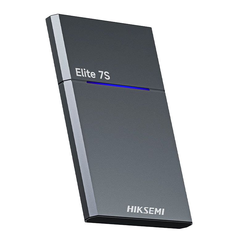 SSD Portatil Hiksemi Elite 7S, 1TB, USB 3.2/USB-C, Cinza, HS-ESSD-ELITE-7S-1T