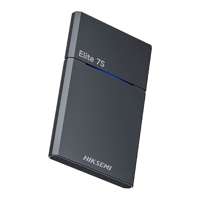 SSD Portatil Hiksemi Elite 7S, 1TB, USB 3.2/USB-C, Cinza, HS-ESSD-ELITE-7S-1T
