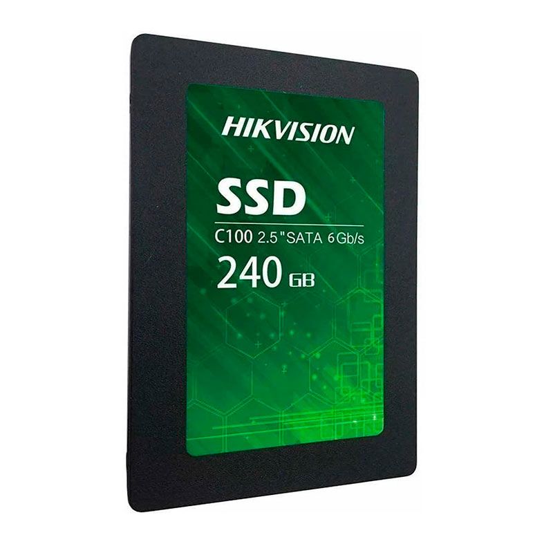 SSD Hikvision C100, 240GB, 2.5, Sata III 6GB/s, Leitura 550MB/s, Gravacao 450MB/s, HS-SSD-C100-240G