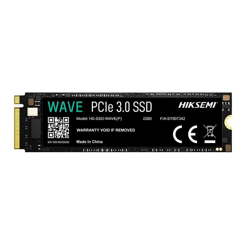 SSD Hiksemi Wave, 256GB, M.2 2280, PCIe NVMe, Leitura  2280MB/s, Gravacao 1800MB/s, HS-SSD-WAVE-P-256G